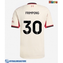 Fotballdrakt Herre Liverpool Jeremie Frimpong #30 Bortedrakt 2025-26 Kortermet